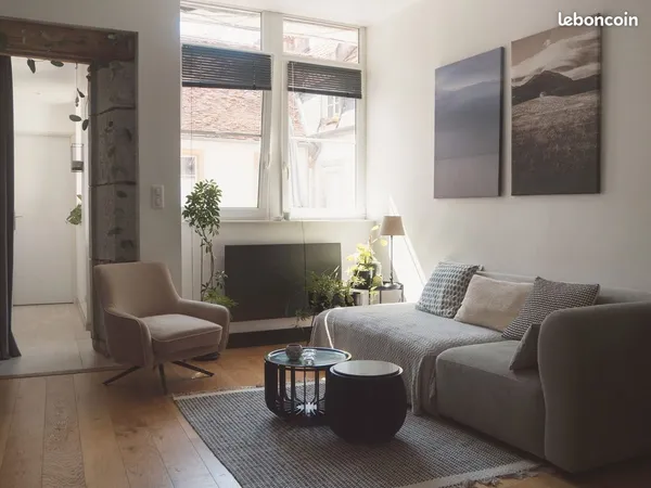 Battant, appartement traversant de caractère avec coursive privative, DPE C