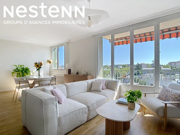 FONTAINES SUR SAONE APPARTEMENT T2 UNE CHAMBRE AVEC BALCON ET CAVE
