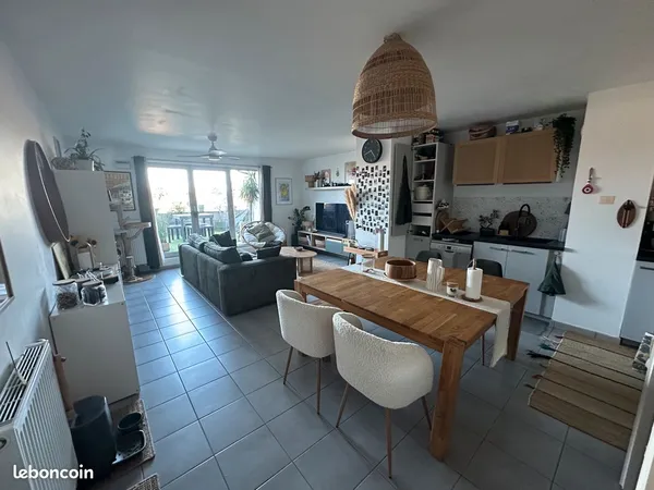 DUPLEX T2 bis 58,73 m² - TERRASSE 17 m² VUE ADOUR - BAYONNE MARINADOUR