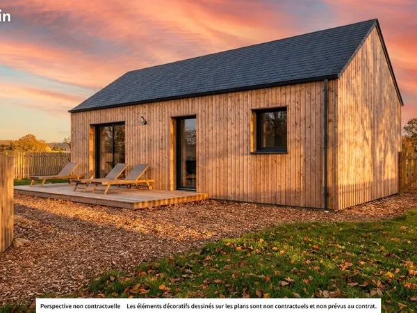 Maison 2 pièces 44 m²