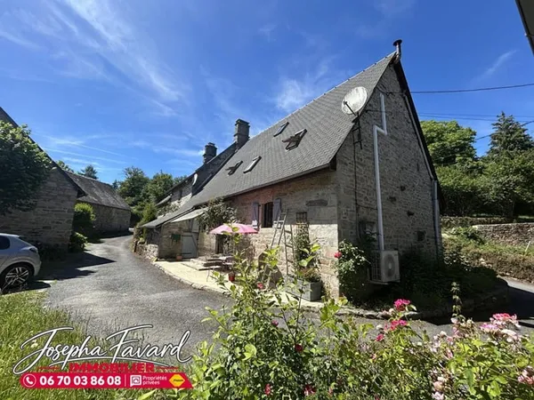 MAISON 112m² AVEC MARE NATURELLE . Massif des Monédières 19170