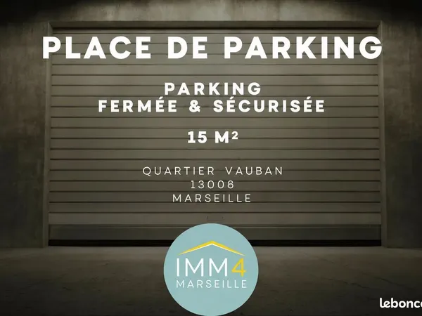 Parking/box 15 m² Marseille 6ème