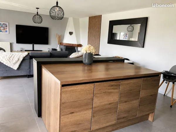 Maison semi plain-pied 120 m² - 3/4 chambres - jardins - Mantes-la-Ville