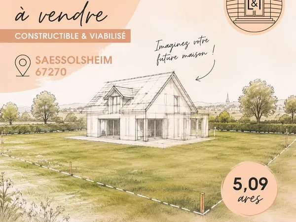 Terrain 509 m² Saessolsheim