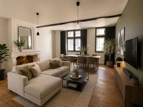 Grand T2 Proche Place Pey Berland dans immeuble en Pierre