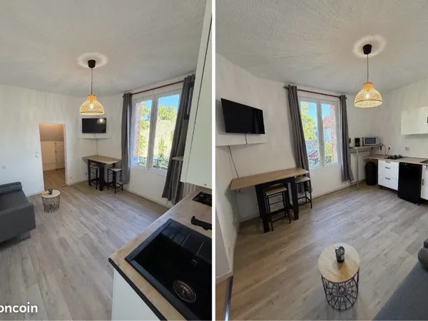 🏡 Charmant appartement meublé de 45 m² - Centre-ville de Braine - Jardin arboré - Toutes charges com