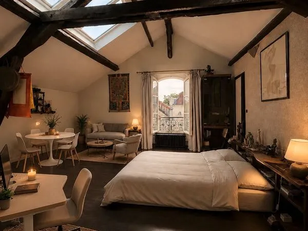 Maison de caractère 6 chambres, jardin et cour — Coliving-Colocation ou Location famille élargie, Ba