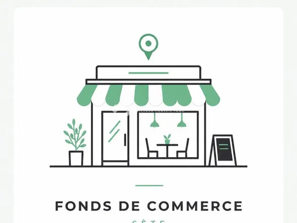 Bar, fonds de commerce, glacier, salon de thé 180 m² Sète