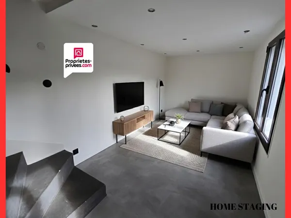 93370 MONTFERMEIL - Secteur Mairie -Maison 2 pièces 54,34 m² -1 Chambre -Terrasse- Stationnement 1ca