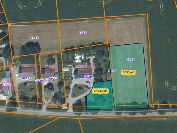 Terrain 3000 m²