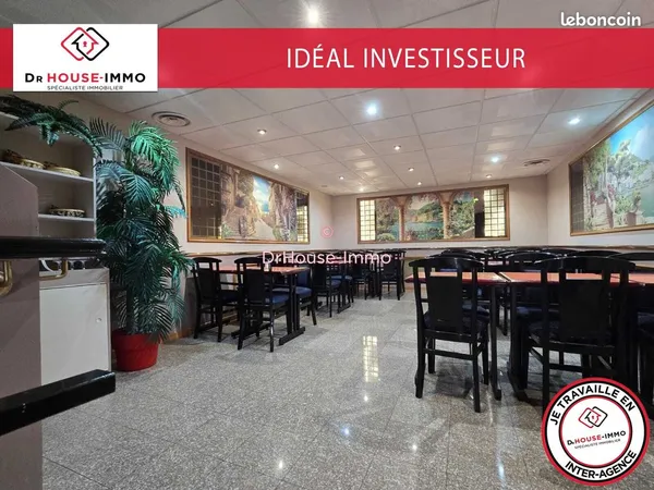 Fonds de commerce, restauration, restauration rapide 128 m² compiegne