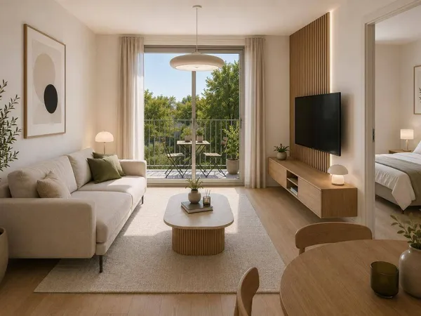 Appartement 2 pièces 46 m²