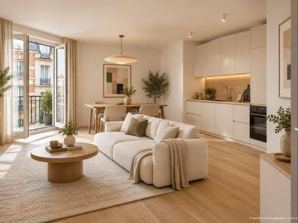 Appartement 3 pièces 69 m²