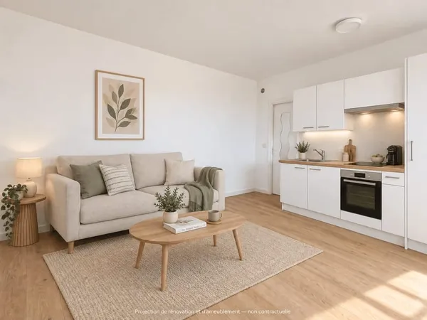 Appartement 1 pièce 22 m²
