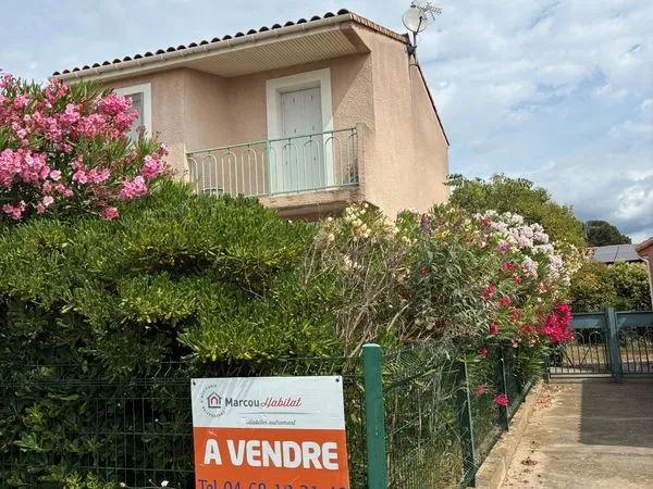 Maison à étage T4 80,65m² à Lézignan-Corbières : Jardin et Garage