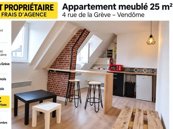 Appartement 2 pièces 26 m²