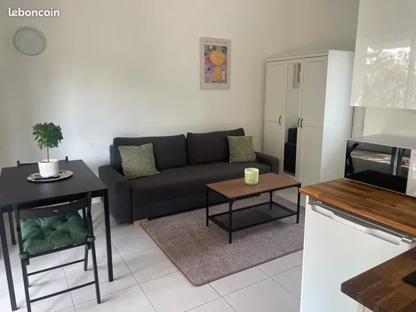 Studio meublé 20 m² avec jardin, terrasse et climatisation - Talence / proche KEDGE