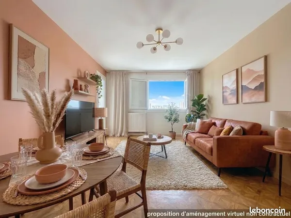 Appartement 2 pièces 56 m²