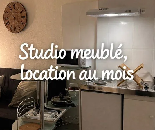Studio meublé en centre-ville