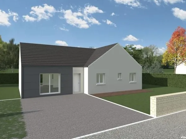 Projet de construction d'une maison 88 m² avec terrain à 20 minutes de MILLY-LA-FORET (91)