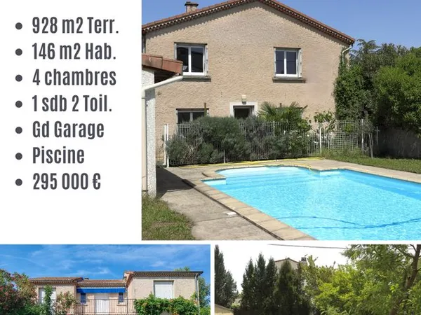 Maison 6 pièces Tournon Sud