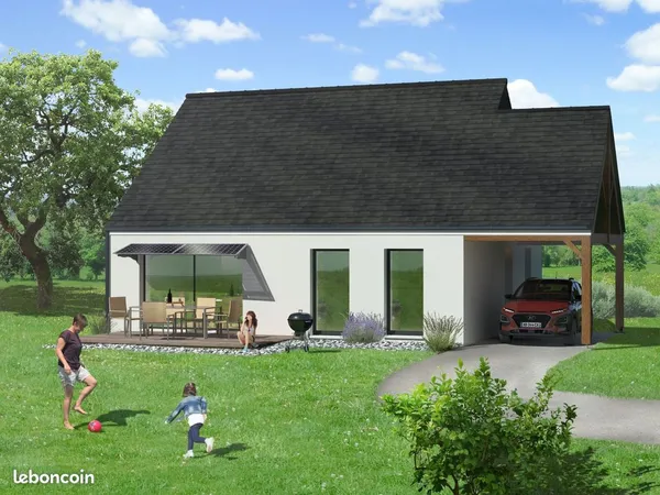 Projet de construction d'une maison 89.33 m² avec terrain à CHÂTEL-GUYON (63)