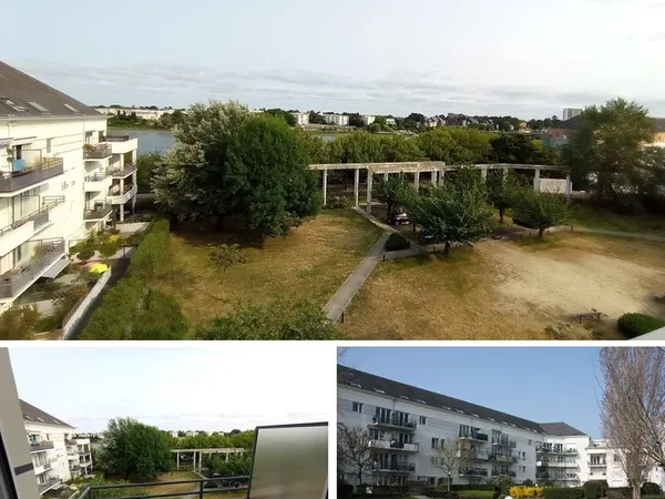 A LOUER - T4 DUPLEX meublé vue Loire - île de Nantes