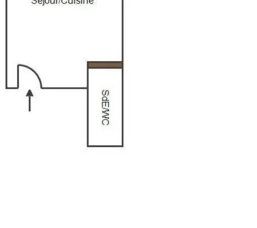 Appartement 1 pièce 13 m²