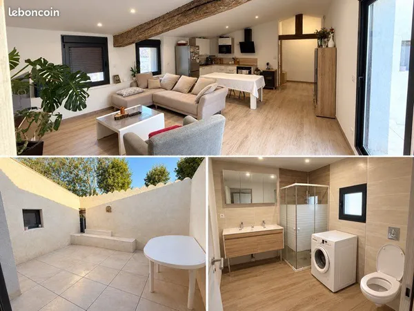 À LOUER - appartement 85 m², terrasse, parking privé Puget-Ville