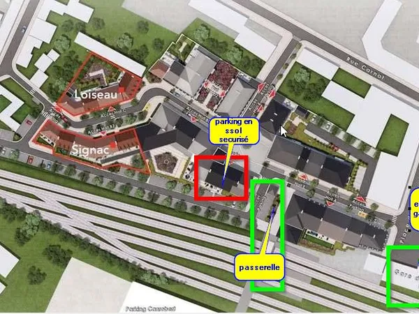 Location place de parking intérieure sécurisée - gare de Pontoise