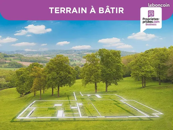 Terrain 2 787 m² Notre Dame De Sanilhac
