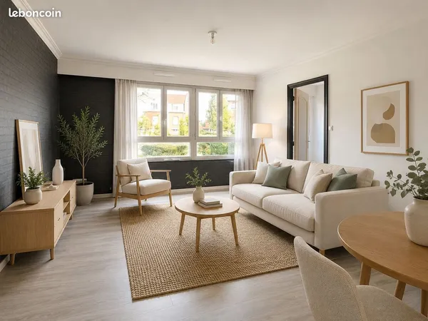 Appartement t3 en rez-de-chaussée avec stationnement privatif