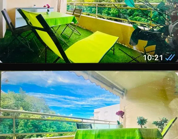 Studio dans résidence de standing avec terrasse