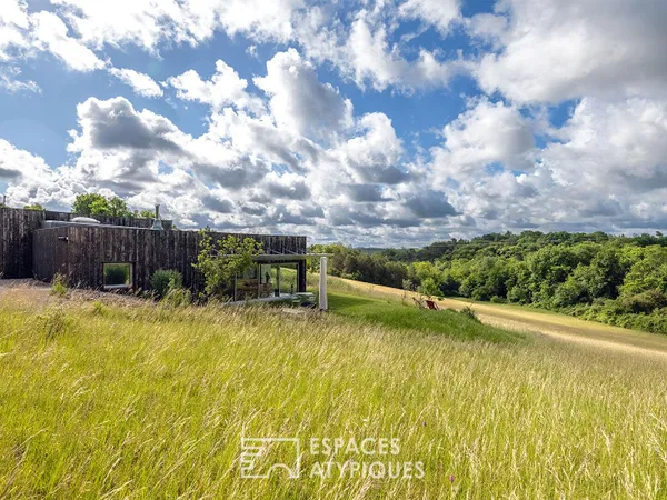 Maison d'architecte et sa vue panoramique