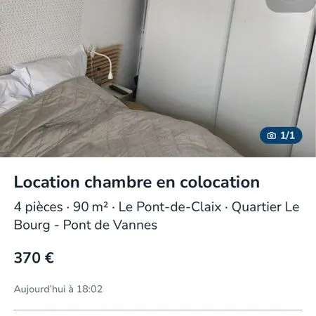 Colocation chambre