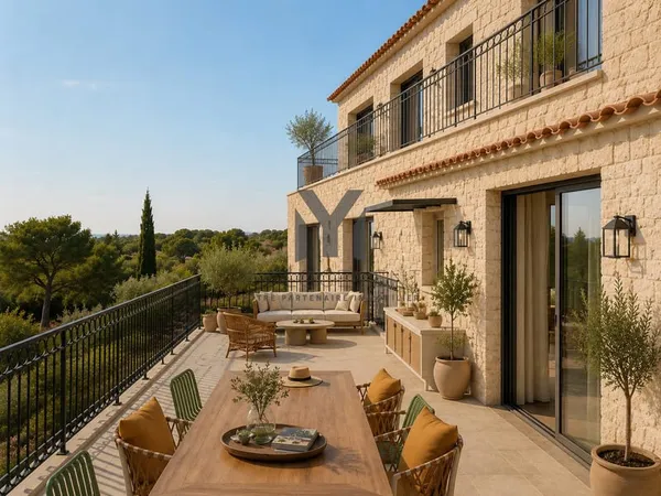 Eguilles Centre - T4 Sud-Est avec grande terrasse.