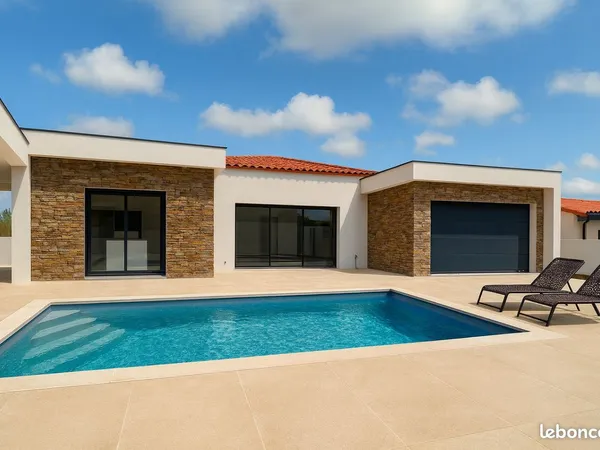 Villa 130m2 + terrain