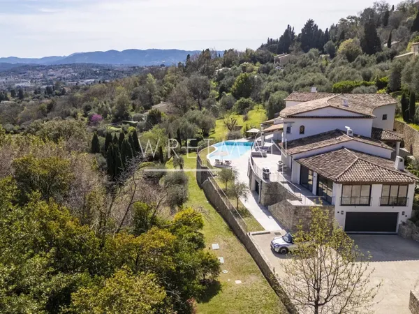 Villa provençale de luxe avec vues panoramiques sur la mer et la vallée - Chateauneuf-de-Grasse/Gras
