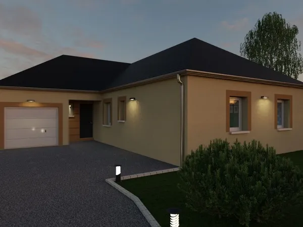 Terrain + maison 117 m²
