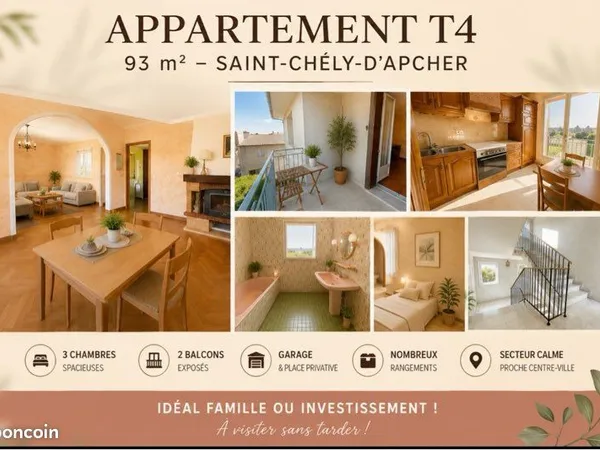 Appartement + garage