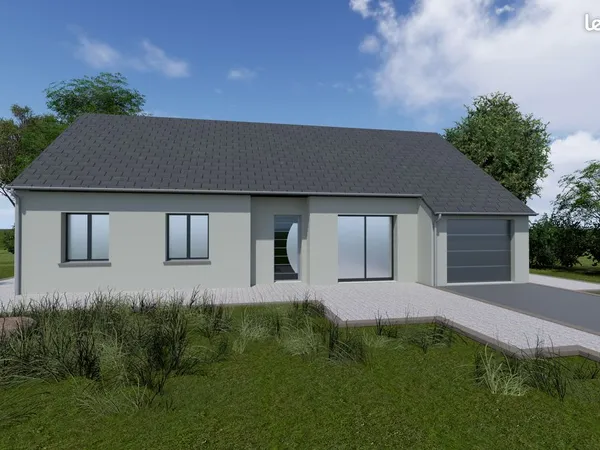Terrain + Maison 🔴 186 350 🟣 115 m²
