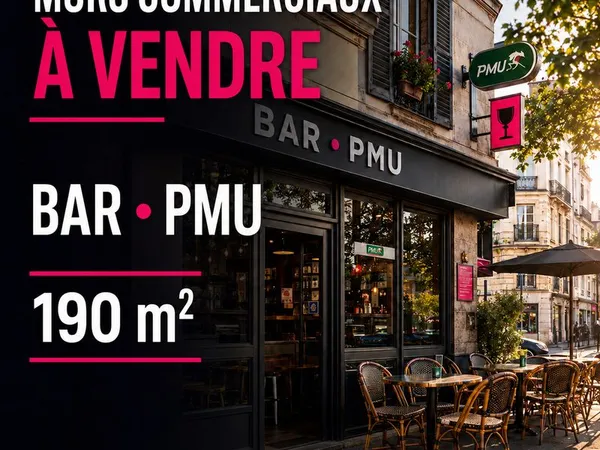 Bar, murs commerciaux, pmu 190 m² Tarbes