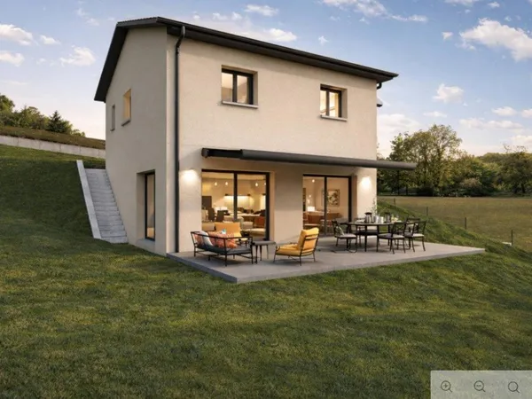 Terrain à vendre à Neuville-sur-Ain de 1001 m2
