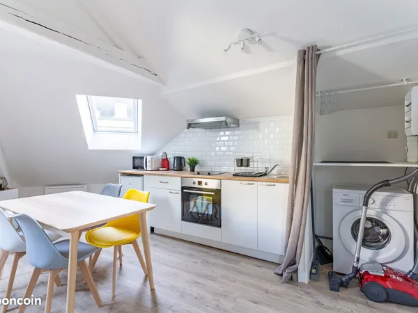 🏠 Appartement meublé - Hyper centre Le Mans - 23 m² Carrez / 41 m² au sol - 615 charges comprises