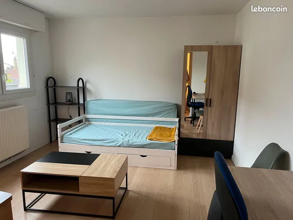 Location Studio 24m2 meublé + 1 place de parking 505 CC