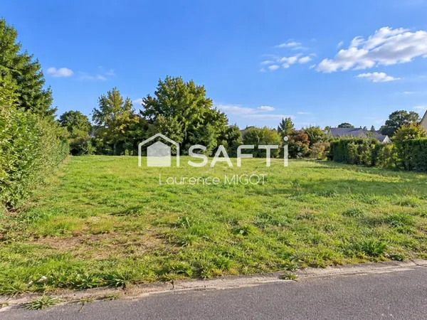 Terrain à bâtir de 816 m² avec puits