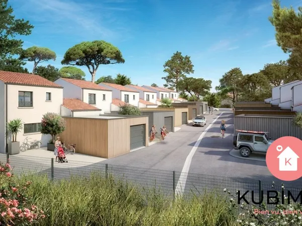 Villa neuve 3 chambres avec garage à deux pas du Port de Jard-s