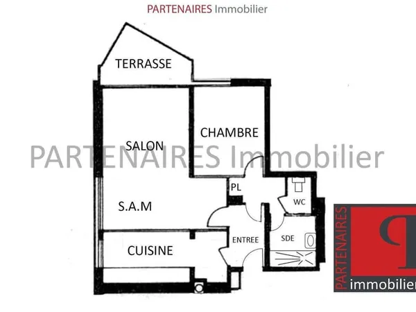 Appartement 2 pièces 51 m²