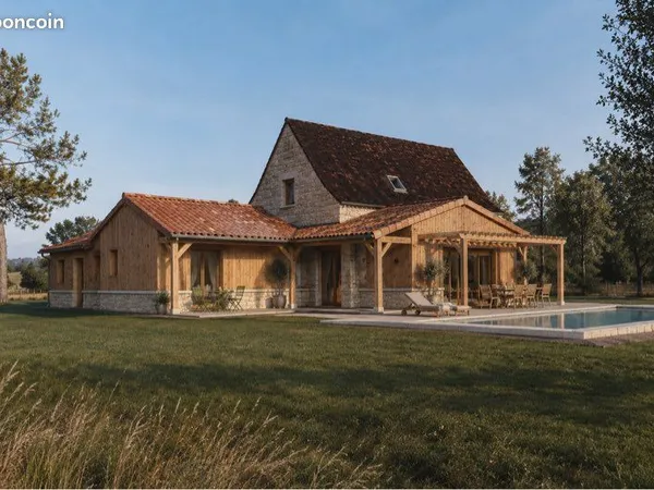 Périgord noir — terrain d'exception avec projet architectural et pc
