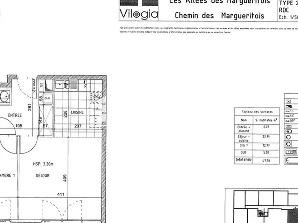 Appartement Location Lille 2p 48m² 596€
